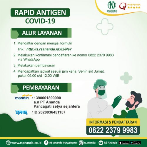 Daftar Tempat Layanan SWAB Antigen Info Purwokerto